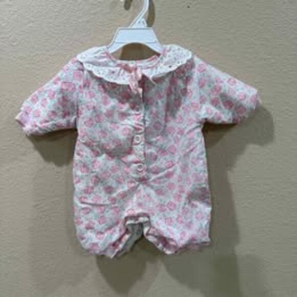 VINTAGE 6-9 Hopscotch floral one piece - Picture 1 of 3